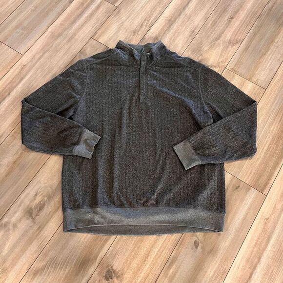 Tommy Bahama Grey Pattern Casual Pullover Men XL - Picture 1 of 4